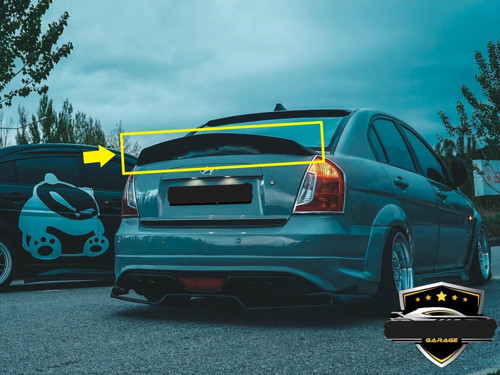 s Hyundai Accent Era Bagaj Üstü Spoon Spoiler