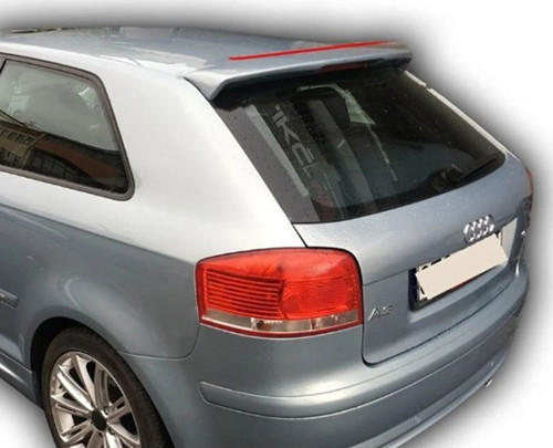 s Audi A3 8P (2004-12) 2Kapı Coupe Spoiler Bagaj Üstü Spoiler - Boyasız - Fiberglass
