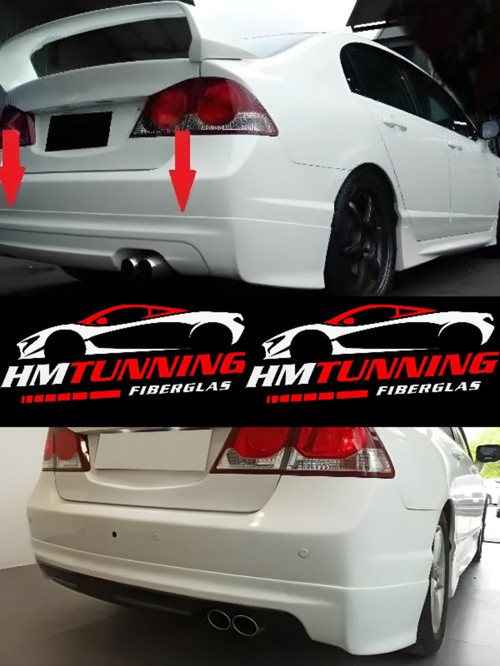 s Honda Cıvıc Fd6 Mugen Arka Ek