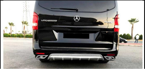 s Mercedes Vito Uyumlu Arka Tampon Eki 2015+
