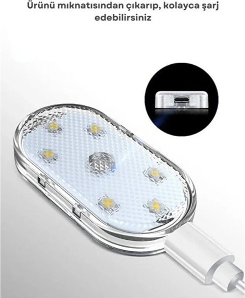 Büro Ev Ofis Hediyesi için Mini 6LED Dokunmatik RGB Işık