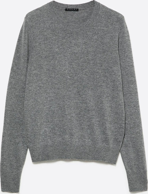 Kaşmir Karışımlı Regular Fit Kazak Kadın Gri Kazak - 325A102HM100F