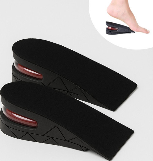 5 cm Boy Uzatıcı Silikon Ortopedik Topuk Tabanlık – Yüksek Konforlu Gizli Yükseltici Ped (Unisex) (2818)