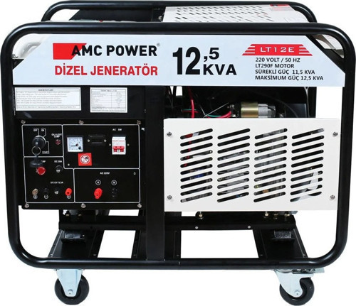 AmcPower LT12E Dizel Jeneratör 12.5 Kva (Marşlı, Monofaze)
