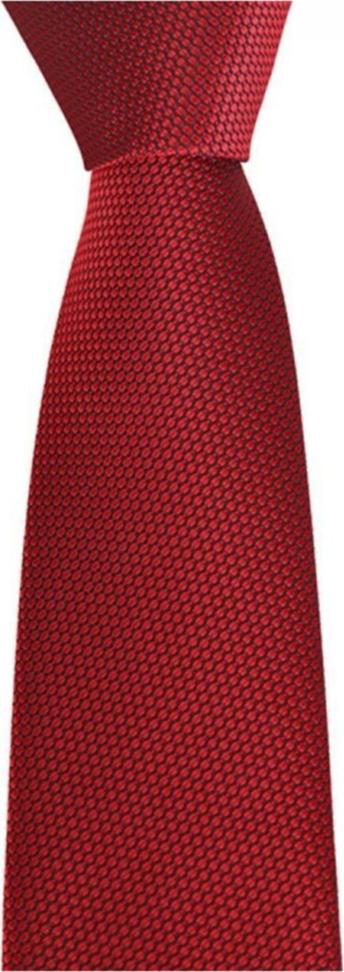 Erkek Kırmızı Mendilli Kravat- Smdk-30