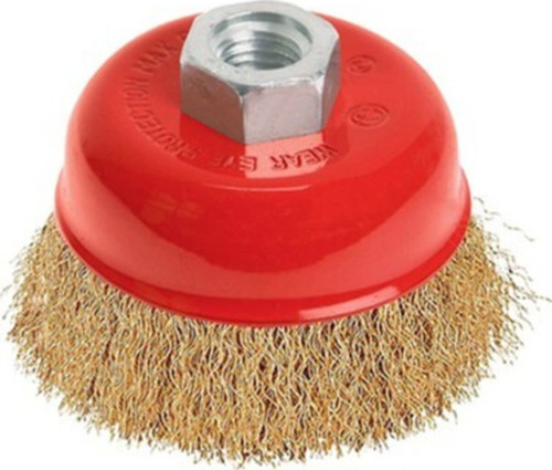 Fireflex Vidalı Saçaklı Çanak Fırça 65 Mm