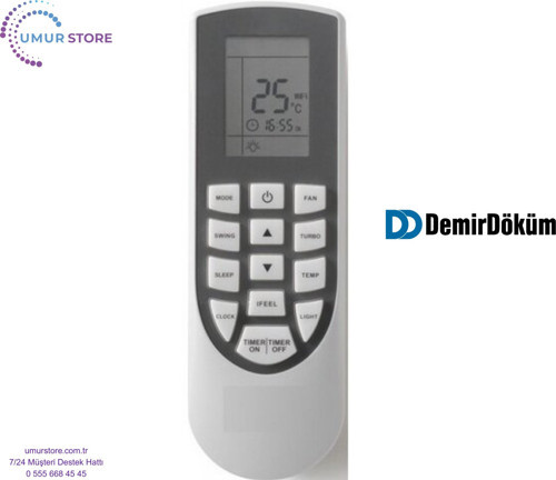 Demirdöküm A5 A++ 9000 BTU Duvar Tipi Inverter Klima Kumandası