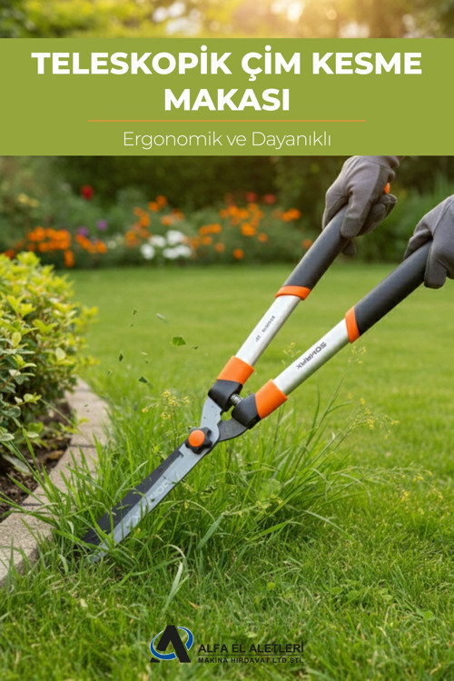 Somafix Teleskopik Çim Kesme Makası
