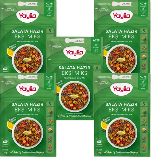 Salata Hazır Ekşi Miks 120 gr x5