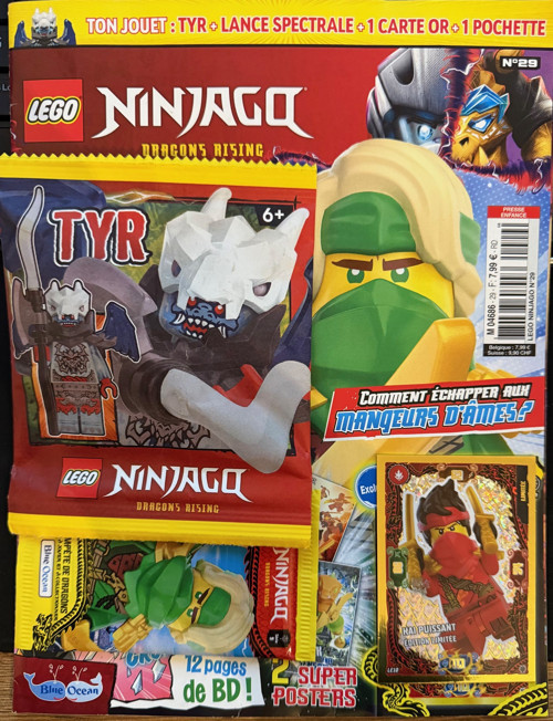 Ninjago Aylık Dergi - Tyra Minifigür - Fransızca