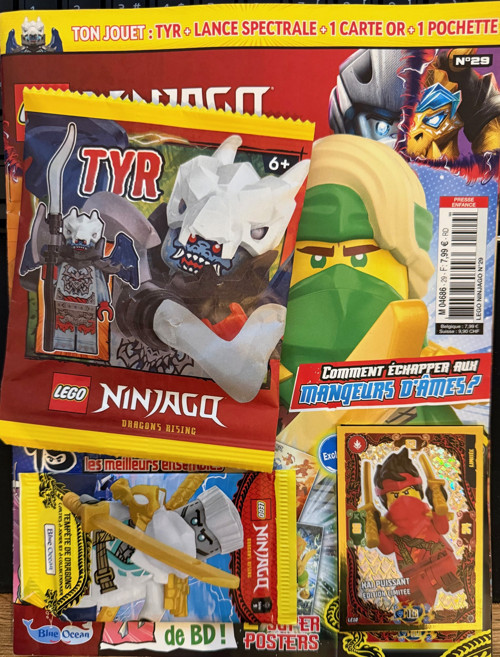 Ninjago Aylık Dergi - Tyra Minifigür - Fransızca