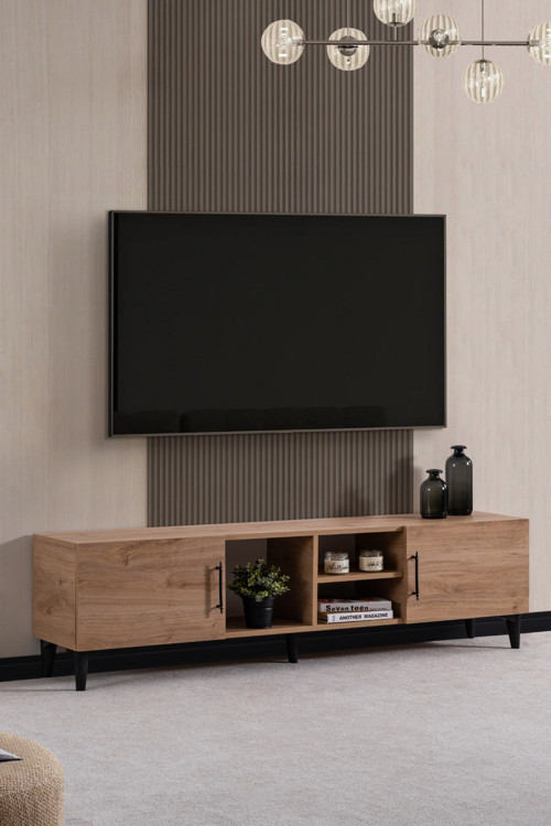 Blesk Tv Ünitesi, 180 cm Tv Sehpası Ayaklı