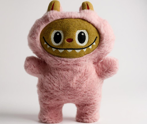 Labubu 35 cm Peluş Oyuncak , El Yapımı , Pembe