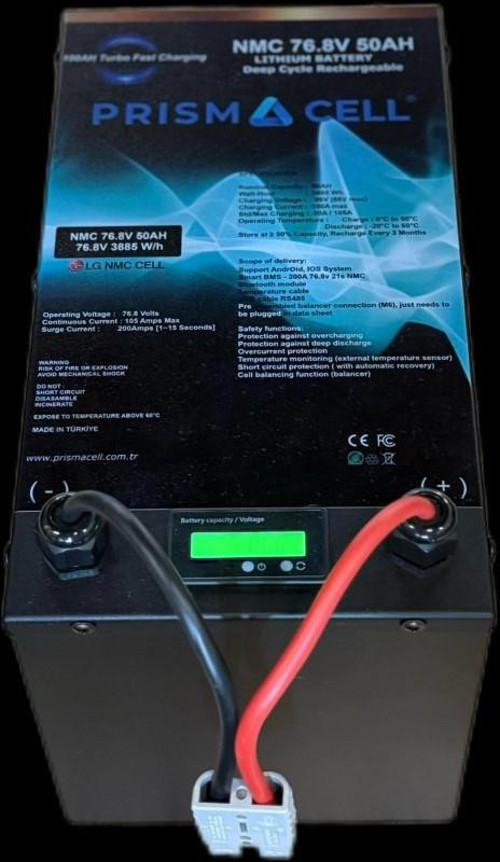 72 volt 50ah Lityum Nmc akü elektrikli araba yuki amy motor bataryası