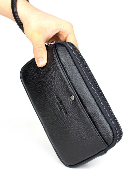 Erkek İki Bölmeli Lüks El Ve Bileklik Kemerli Portföy El Çantası