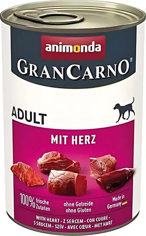Gran Carno Yürekli Yetişkin Köpek Konservesi 400gr Skt : 09/2027