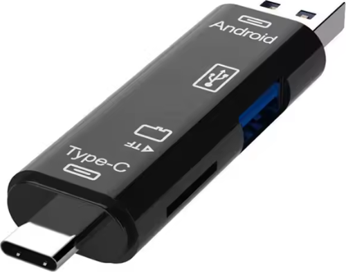 ZR824 Type-C 3 İn 1 Otg Smart Card Reader