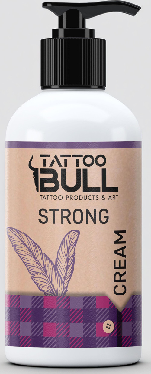 Bull Strong Premium Stencil Cream Dövme Transfer Kremi – Aloe Vera Özlü (150 ml)