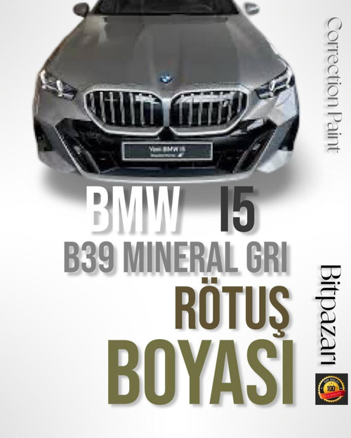 Bmw I5 Mineral Gri Rutüş Boyası - B39 - Otomobil Taş Izi Ve Çizik Giderici - 20Ml