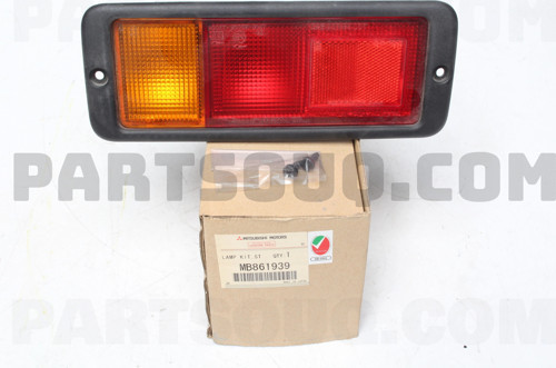 Mitsubishi Pajero Arka Tampon Stop Sol 1991-1996 (Oem No: Mb861939)