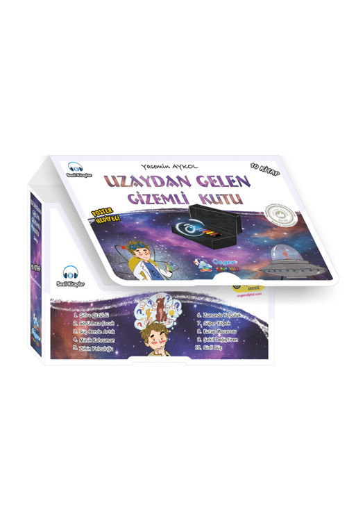 Üçgen Çocuk Uzaydan Gelen Gizemli Kutu – 10 Kitap + Değerlendirme Eki