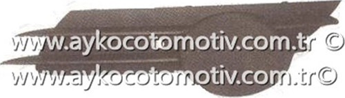 Opel Corsa Ön Tampon Bandı Sıyah Sol 2006 (Oem No: 6400636)