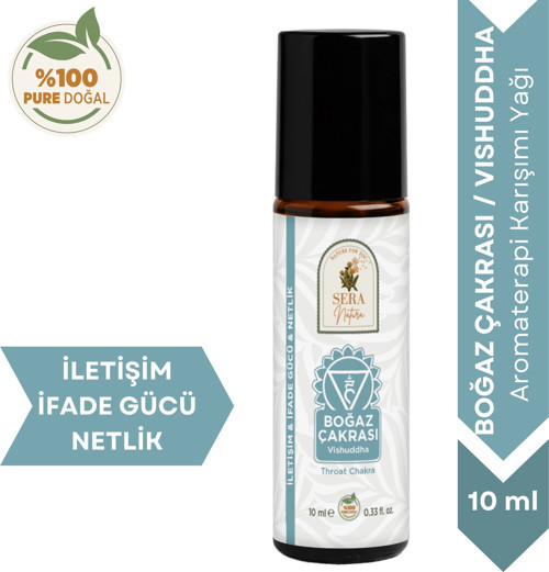 Boğaz Çakrası (Vishuddha) Aromaterapi Yağ Karışımı 10 ml