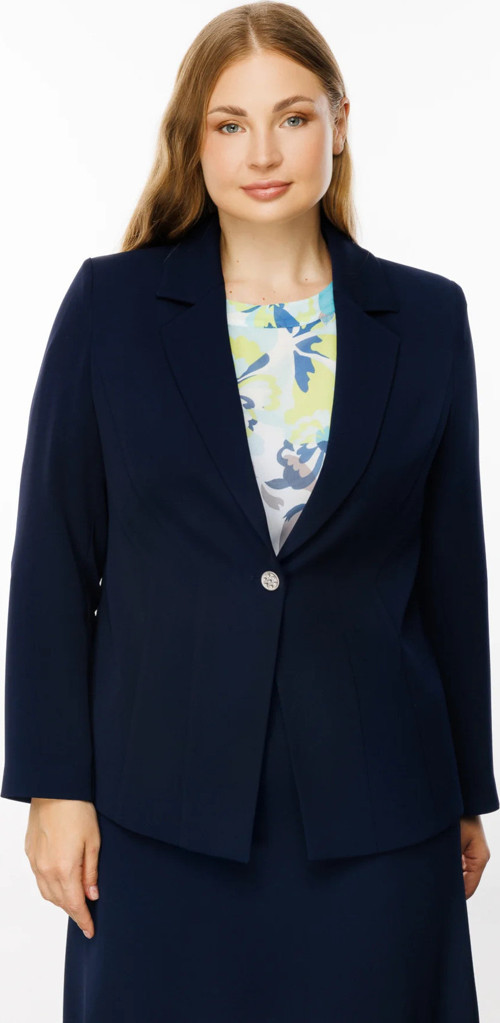 Cepsiz Tek Düğmeli Ceket