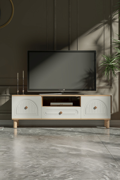 Bohem Tv Ünitesi 180 Cm Mdf D Kapak Çizgili