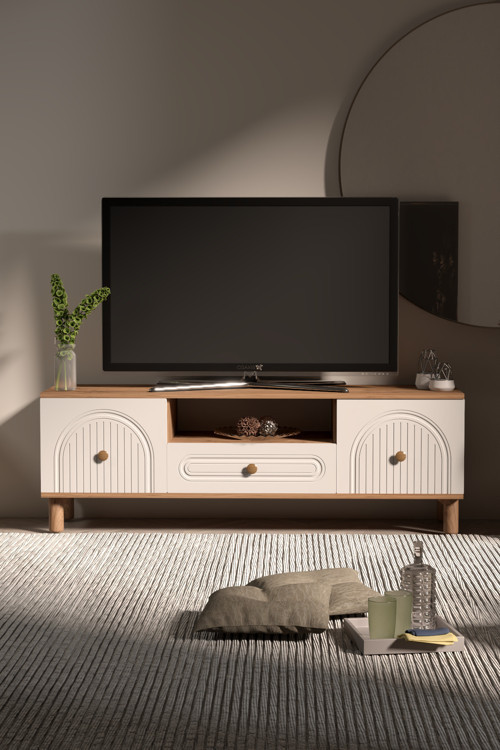 Bohem Tv Ünitesi 180 Cm Mdf N Kapak Çizgili