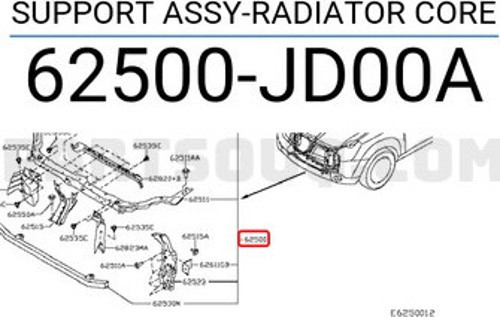 Nissan Qashqai Ön Panel 2016- 2007 (Oem No: 62500Jd00A)