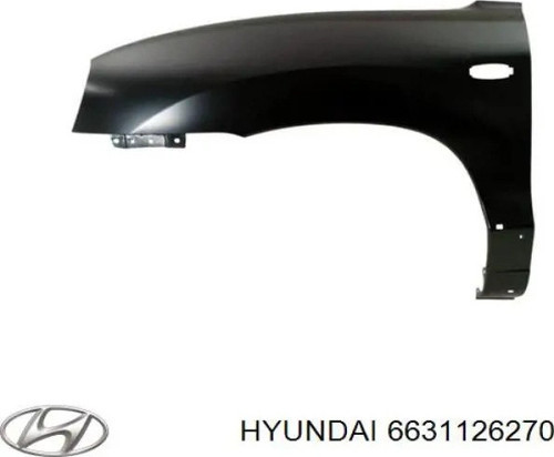 Hyundai Santa Fe Ön Çamurluk Çıta Delikli Sol 2000-2006 (Oem No: 6631126270)