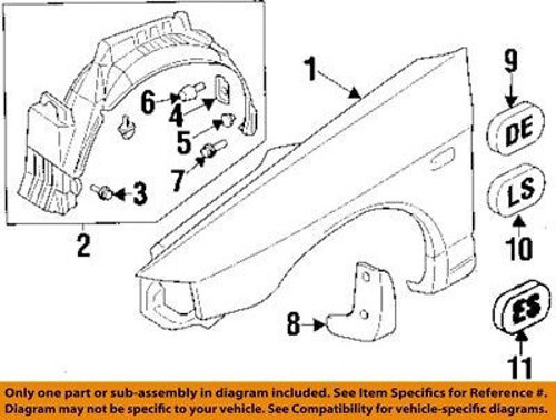 Mitsubishi Lancer Ön Çamurluk Davlumbazı Sol 1998-2002 (Oem No: Mr241357)