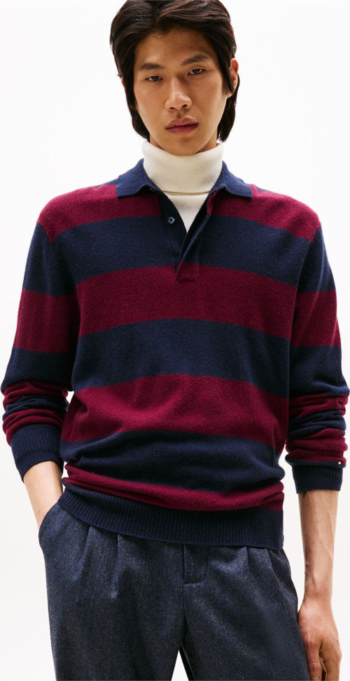DC KNITTED RUGBY Erkek Mavi Kazak - MW0MW40855
