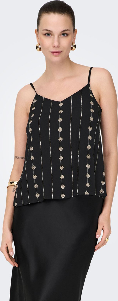 ONLVIANA SINGLET PTM Kadın Siyah Bluz - 15346755