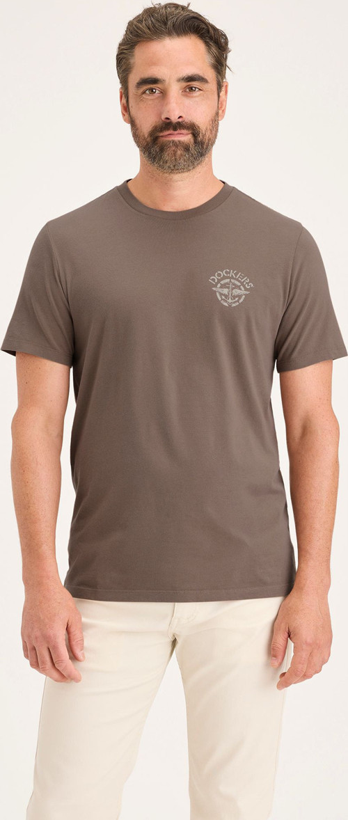GRAPHIC TEE TRAVELER LOGO GRAPHIC TEE FO Erkek Kahverengi T-Shirt - A1103