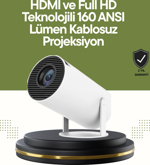 Hdmı Ve Usb Girişli Uzun Ömürlü Ampullü Projeksiyon