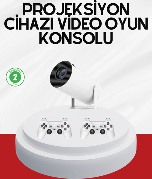 3D Oyun Destekli Kablosuz Ev Sinema Projeksiyon Cihazı