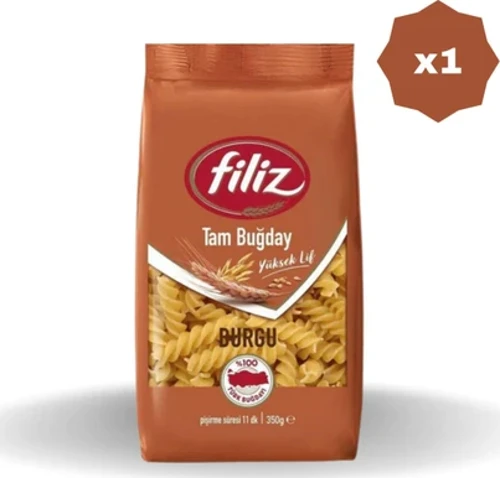 Tam Buğday Burgu Makarna 500 gr - (1 Adet)