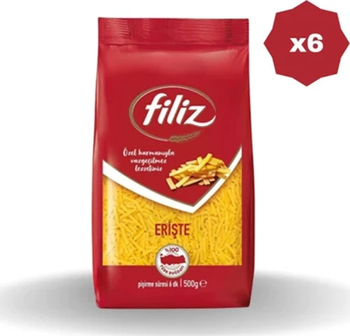 Erişte Makarna 500 gr - (6 Adet)