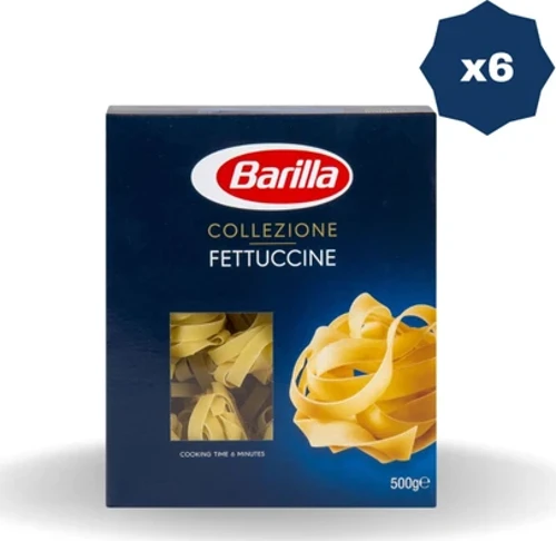 Fettuccine Makarna 500 gr - (6 Adet)