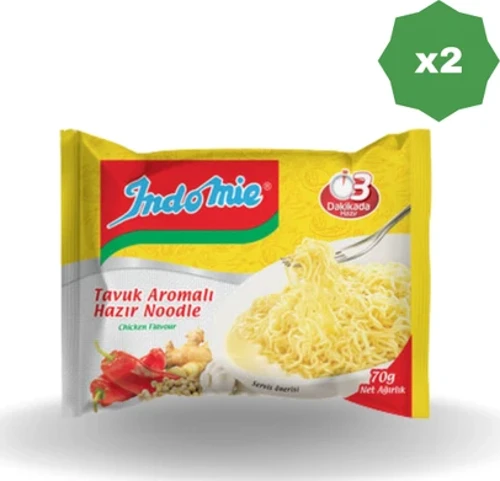 Tavuklu Noodle 70 gr Paket - (2 Adet)