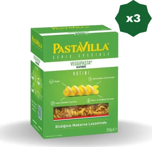 Makarna Veggipasta Glutensiz 350 gr - (3 Adet)