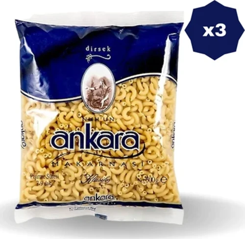 Dirsek Makarna 500 gr - (3 Adet)