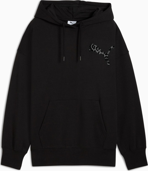 Leopard Kadın Siyah Sweatshirt (633766-01)
