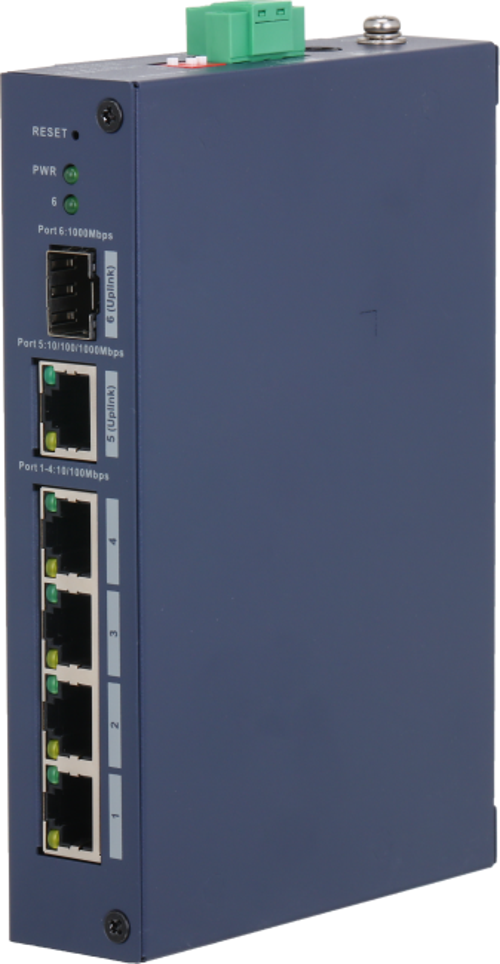CHS4106-4ET, 4 Port, Megabit, 1 Port Gigabit Uplink, 1 Port Gigabit SFP, Cloud Yönetilebilir, Switch