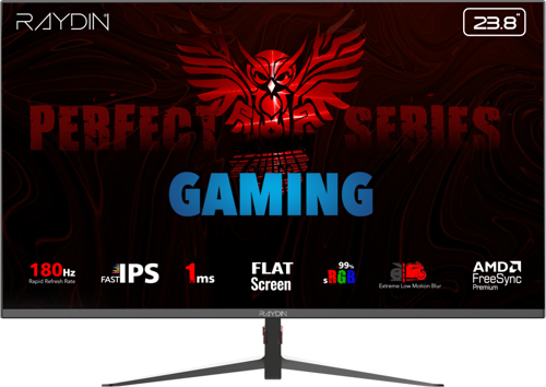 MM24DFI-180HZ, 23.8", 1ms, 180Hz, Full HD, HDMI, DP, IPS LED, Flat, Frameless, FreeSync Gaming Monitör