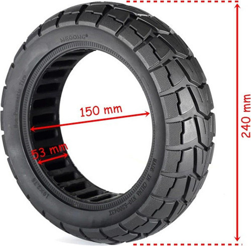Dış Lastik Dolgu E-Scooter 10X2.75 N043-X Nedong