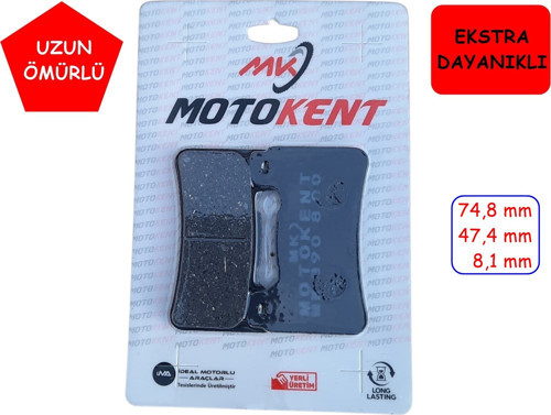Cf Moto Mt800 Arka Fren Disk Balatası Fa390 Mtk