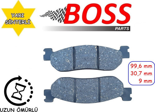 Yamaha Xmax 250 Arka Fren Disk Balatası (05-13) Boss Fa275 (Crypton Ön Em)